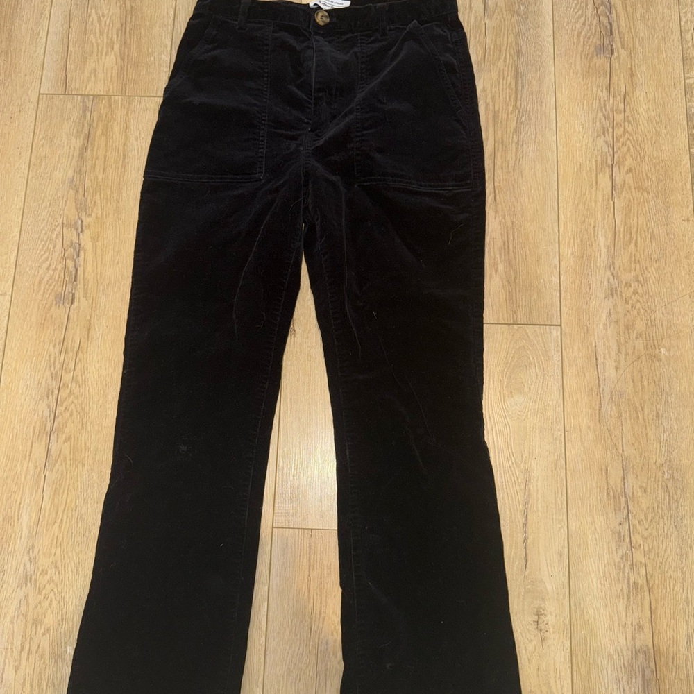 & Other Stories Black Corduroy Trousers